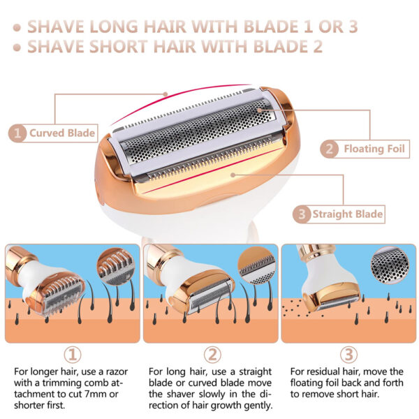 Electric Shaver & Epilator for Women - Image 4