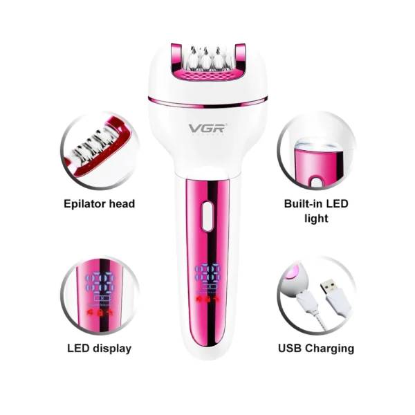 3-in-1 Epilator Electric Shaver - Image 2