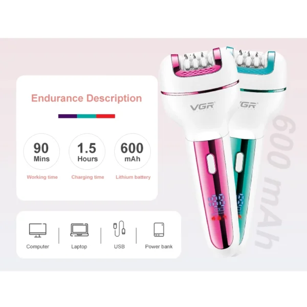 3-in-1 Epilator Electric Shaver - Image 6