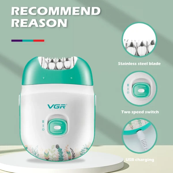 Rechargeable Women Epilator - Image 3