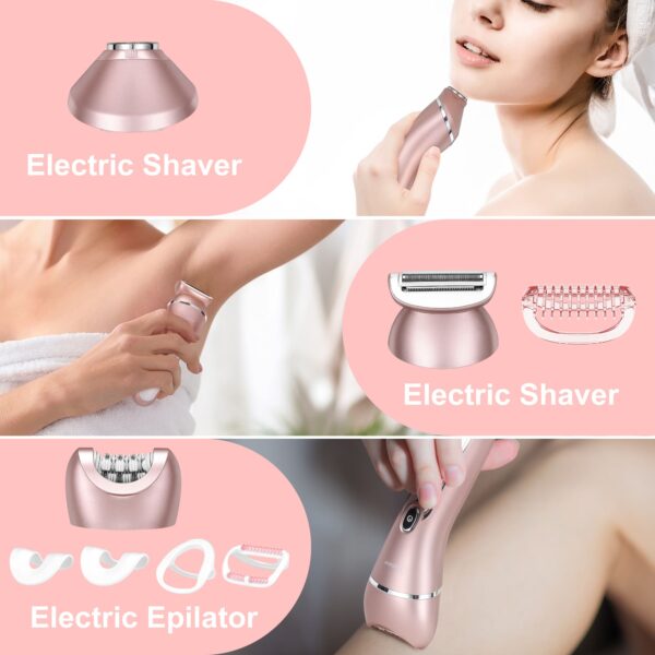 Electric Epilator 3-in-1 Hair Removal Shaver for Women - Image 4
