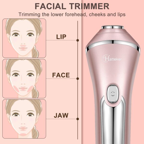 Electric Epilator 3-in-1 Hair Removal Shaver for Women - Image 3