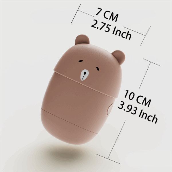 Portable Cute Bear Razor Set for Women with Skin Care - Image 5