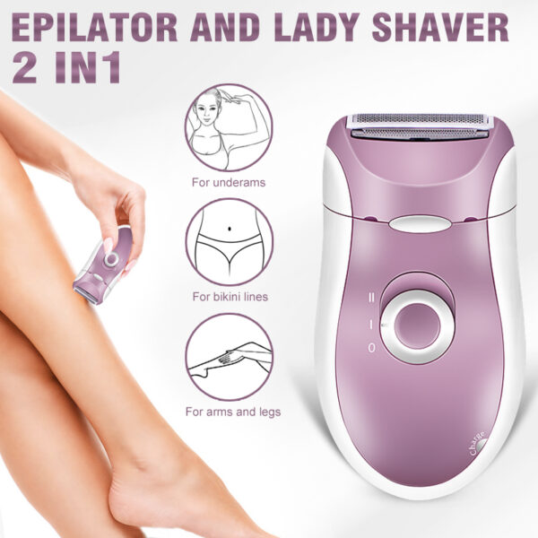 USB Rechargeable Female Epilator - Image 2