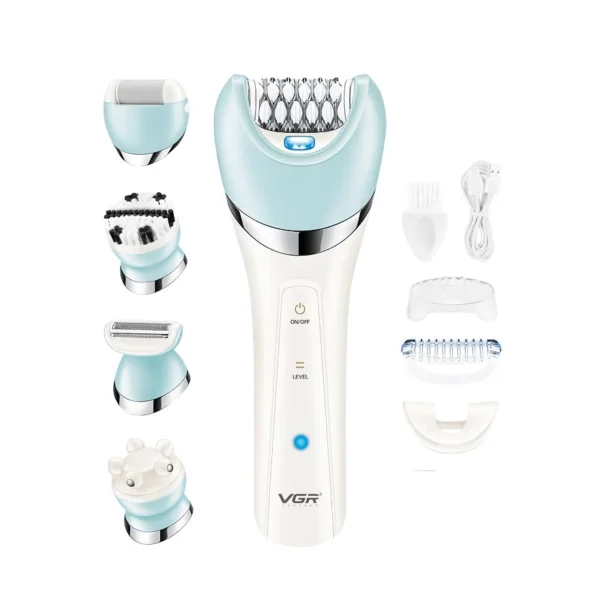Professional Rechargeable 5-In-1 Electric Shaver & Grooming Kit - Image 6