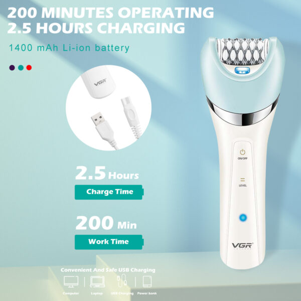Professional Rechargeable 5-In-1 Electric Shaver & Grooming Kit - Image 3