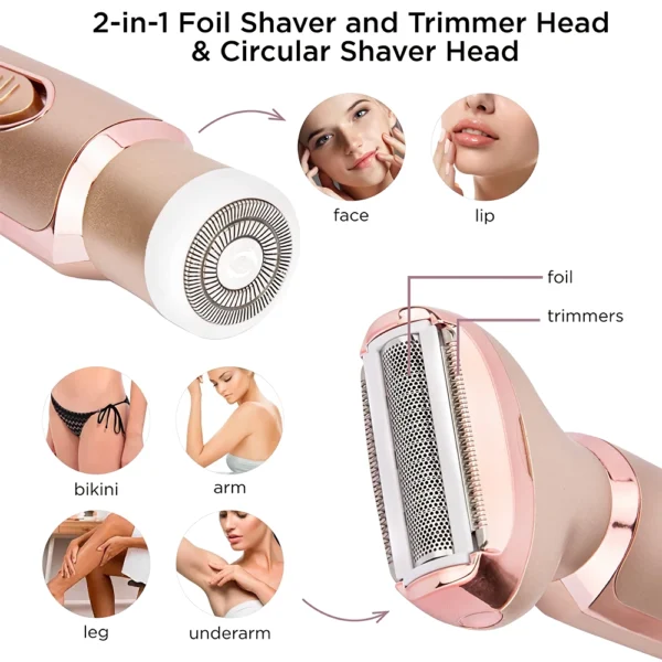 Professional 2-in-1 Electric Epilator for Women - Image 4