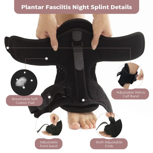 Adjustable Night Splint for Plantar Fasciitis Relief - Image 4