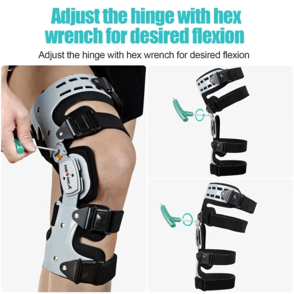 Adjustable ROM Knee Brace Hinged Stabilizer - Image 6