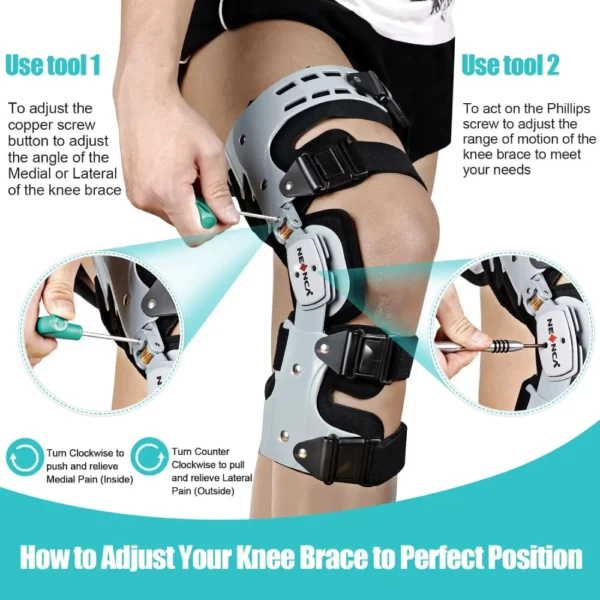 Adjustable ROM Knee Brace Hinged Stabilizer - Image 3