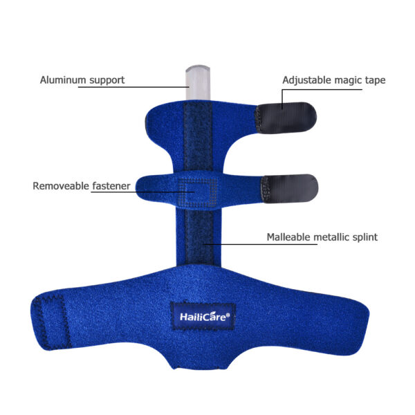 Adjustable Finger Splint Brace with Aluminum Alloy Stabilizer - Image 3