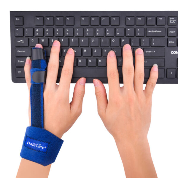 Adjustable Finger Splint Brace with Aluminum Alloy Stabilizer - Image 7