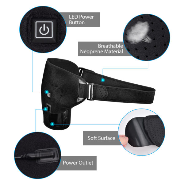 Electric Heat Therapy Shoulder Brace - Image 5