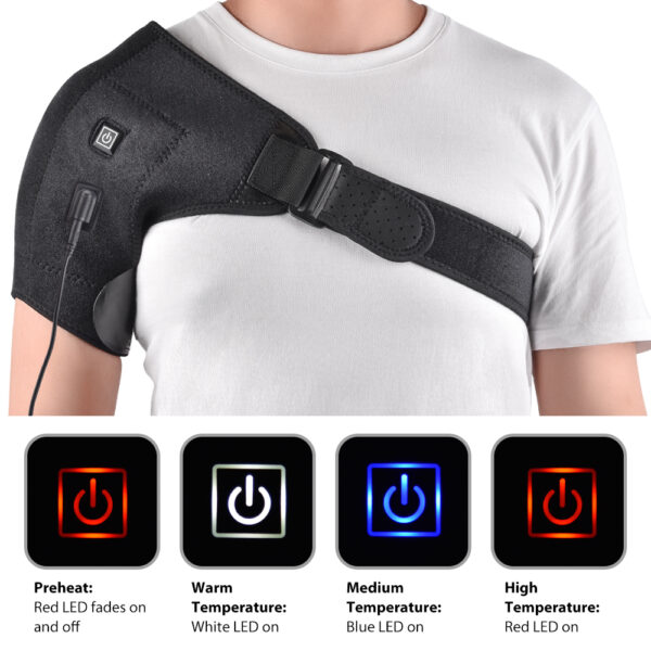 Electric Heat Therapy Shoulder Brace - Image 4