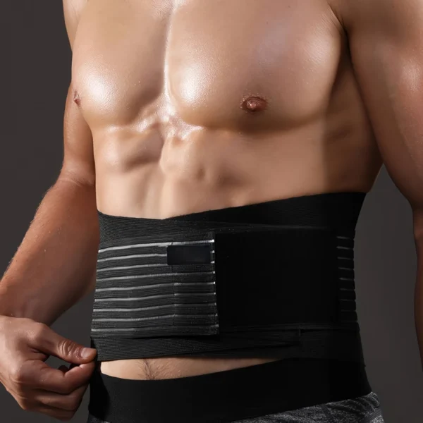 Men's Waist & Back Support Fitness Belt - Image 2