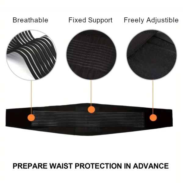 Men's Waist & Back Support Fitness Belt - Image 6