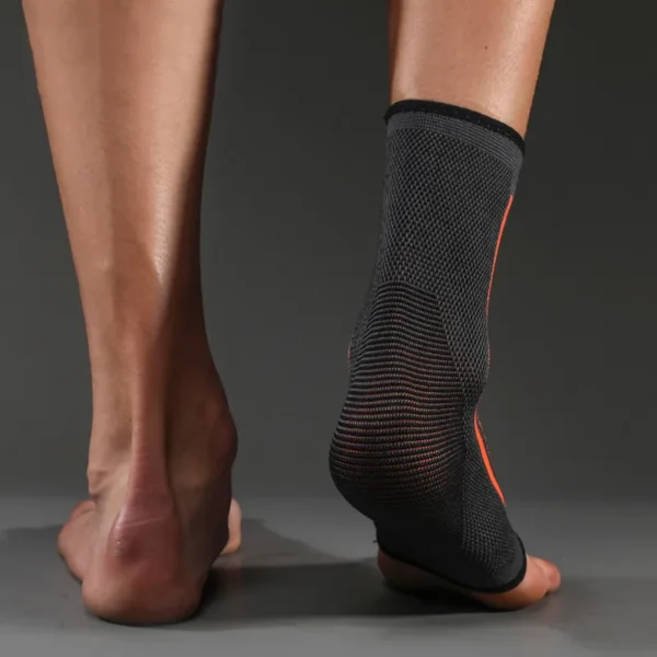 3D Compression Ankle Brace with Nylon Strap for Sports Protection - Image 3