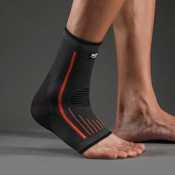 3D Compression Ankle Brace with Nylon Strap for Sports Protection - Image 4