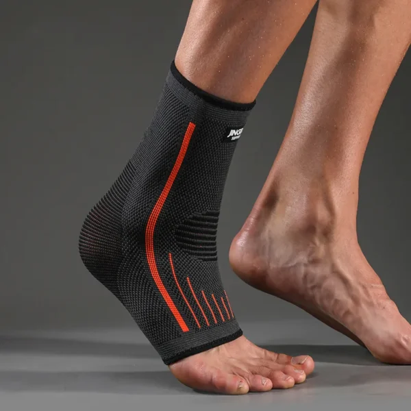 3D Compression Ankle Brace with Nylon Strap for Sports Protection - Image 2