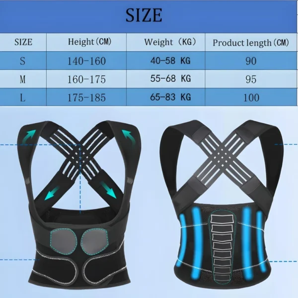 Adjustable Posture Corrector for Women and Men - Image 5