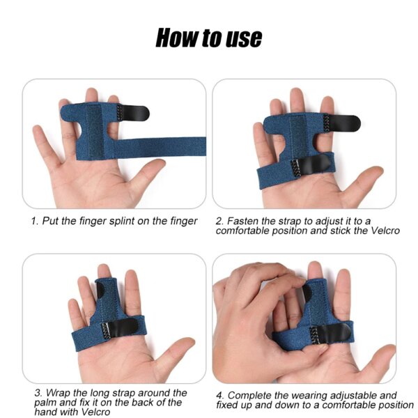 Adjustable Finger Splint Brace for Pain Relief and Tendon Release - Image 5