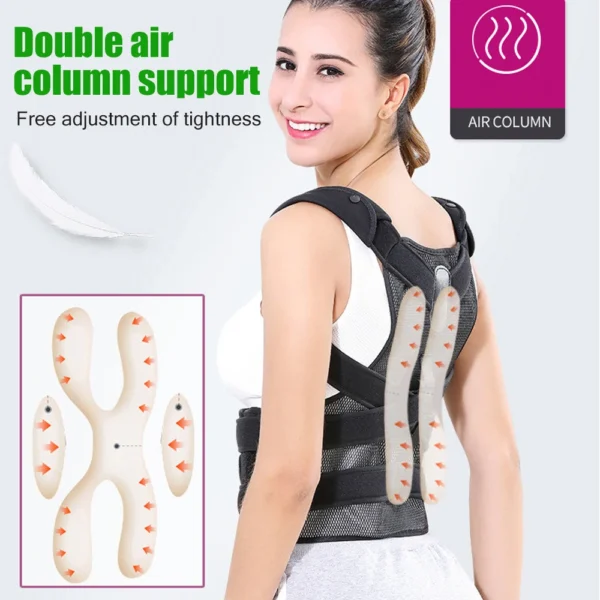Inflatable Back Posture Corrector and Waist Support Brace - Image 3