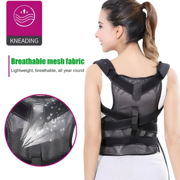 Inflatable Back Posture Corrector and Waist Support Brace - Image 4