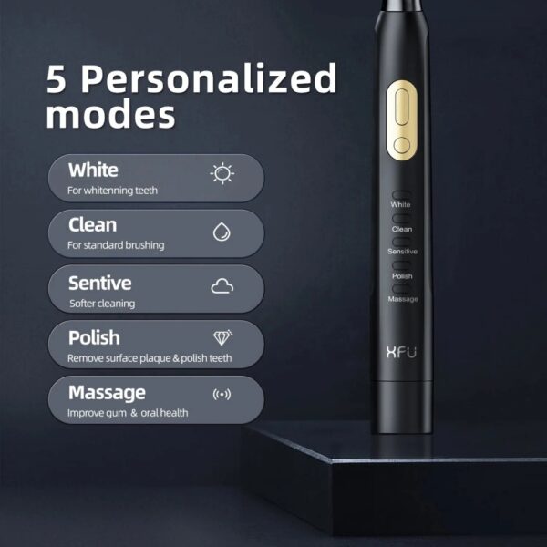 Couple Electric Toothbrush with Smart Timer and 5 Cleaning Modes - Image 4