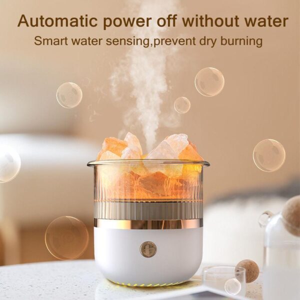 USB Aroma Diffuser Crystal Stone Ultrasonic Essential Oil Diffuser - Image 3