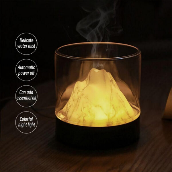 300ML Ultrasonic Aroma Diffuser with Night Light - Image 5