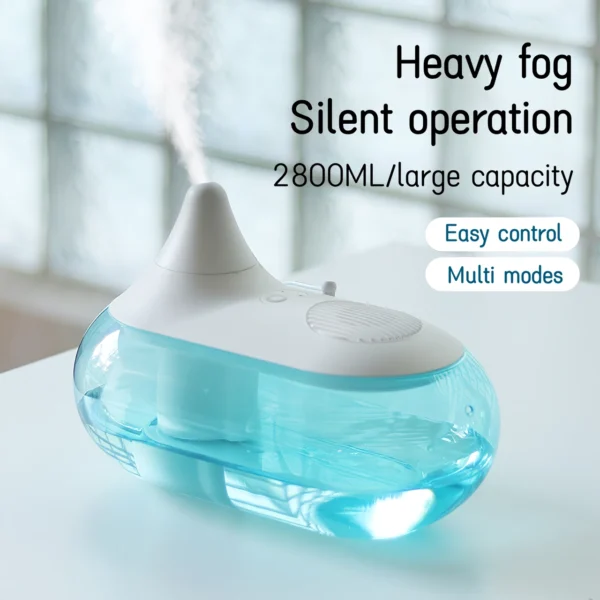 Ultrasonic Air Humidifier with Heavy Fog Mist Maker - Image 2