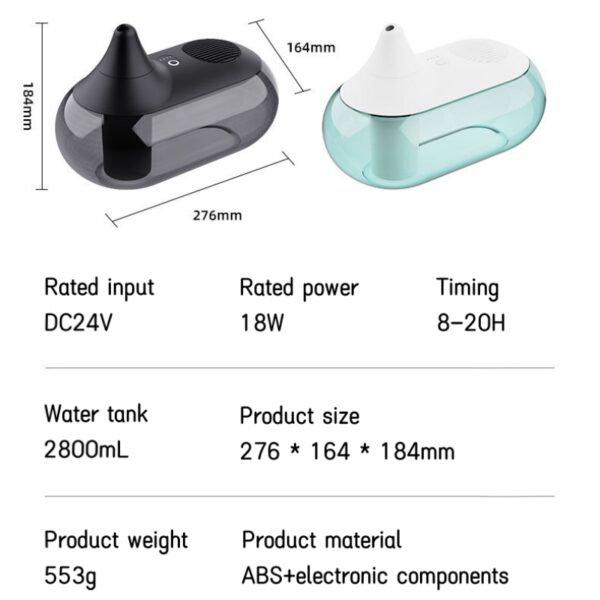 Ultrasonic Air Humidifier with Heavy Fog Mist Maker - Image 6