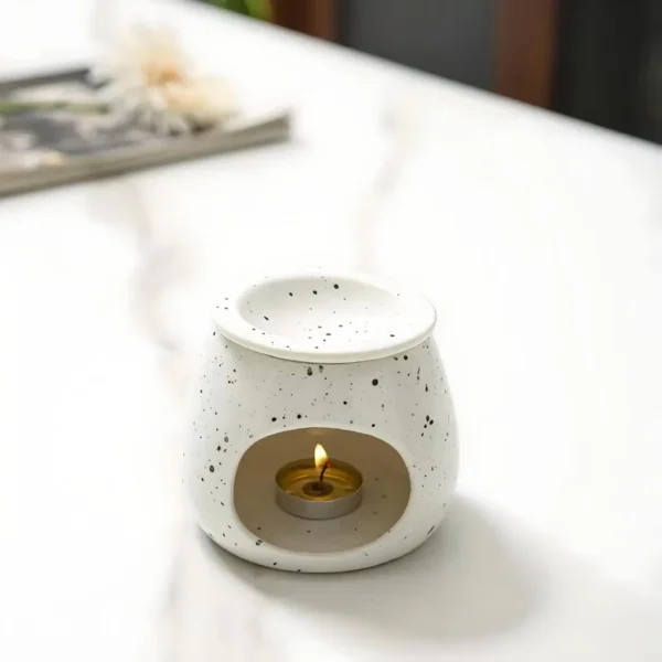 Creative Ceramic Spotted Glazed Aroma Burner - Image 5