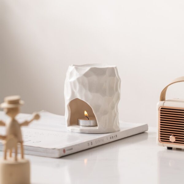 Nordic Style Porcelain Essential Oil Burner Candle Holder - Image 6