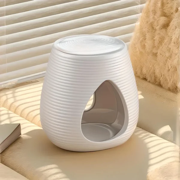 Porcelain Aroma Burner Candle Holder - Image 5