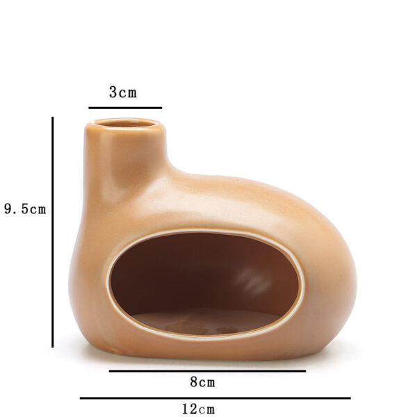 Palo Santo Holder Ceramic Tabletop Fireplace Incense Burner - Image 7