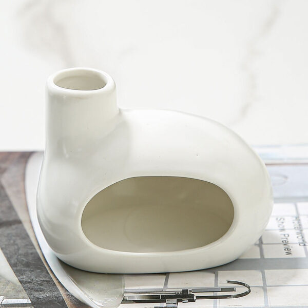 Palo Santo Holder Ceramic Tabletop Fireplace Incense Burner - Image 5