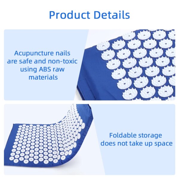 68*43cm Acupressure Massage Mat - Image 4