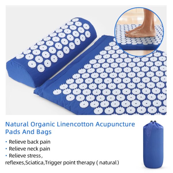 68*43cm Acupressure Massage Mat - Image 3