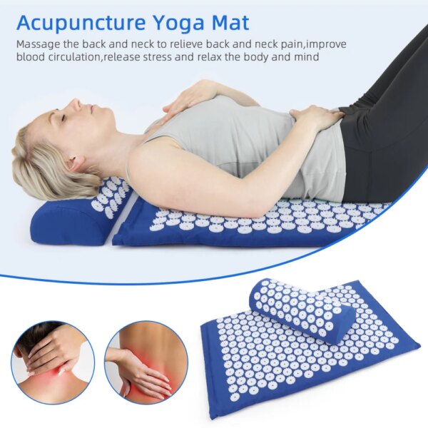 68*43cm Acupressure Massage Mat - Image 2
