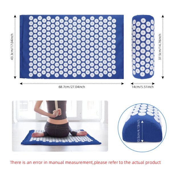 68*43cm Acupressure Massage Mat - Image 6