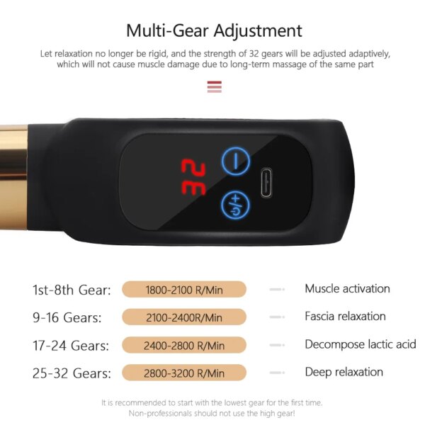 Portable Mini Massage Gun - Deep Muscle Handheld Massager - Image 6
