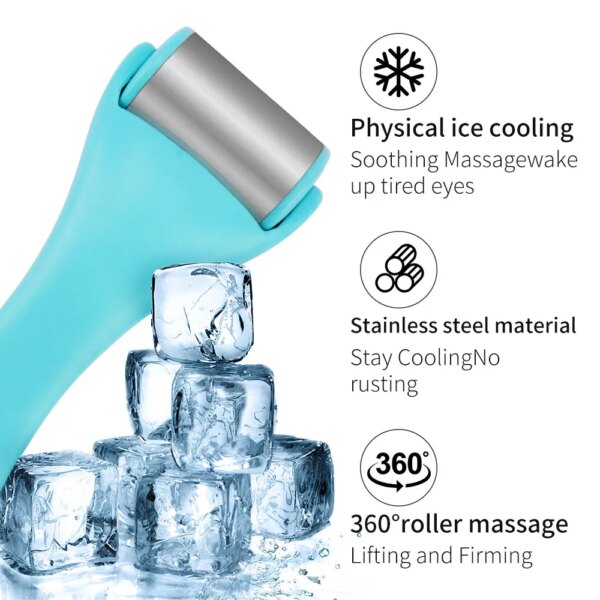Stainless Steel Cooling Face Roller - Firm & Lift Your Skin - Image 2