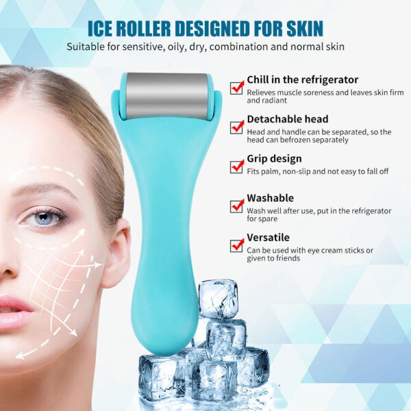 Stainless Steel Cooling Face Roller - Firm & Lift Your Skin - Image 6