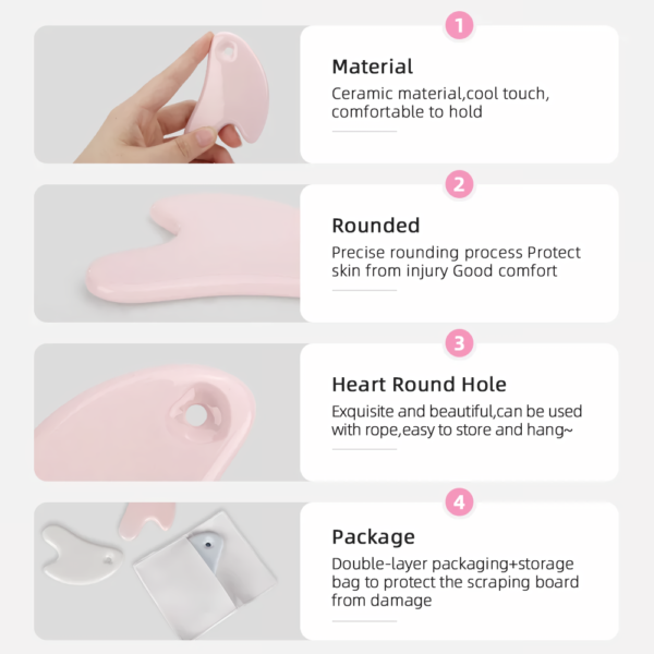 Ceramic Gua Sha Face Massager - Image 5