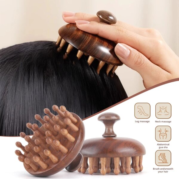Wooden Massage Comb - Image 3