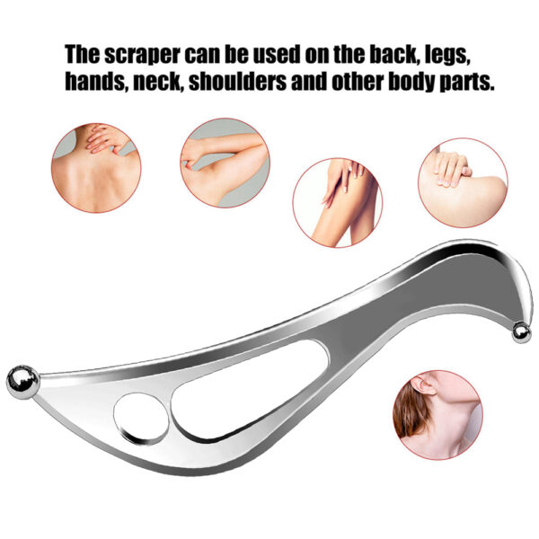 Stainless Steel Muscle Scraper Massage Tool for Deep Tissue Therapy - Image 4