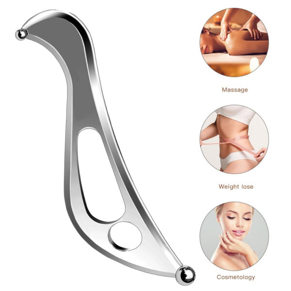 Stainless Steel Muscle Scraper Massage Tool for Deep Tissue Therapy - Image 2