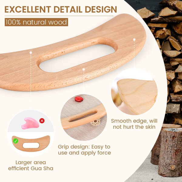 Wood Therapy Massage Gua Sha Tool - Image 6