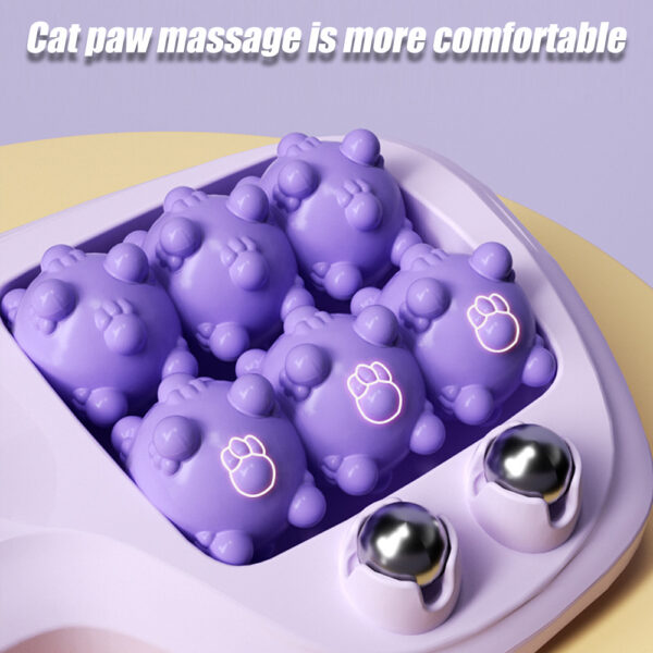Dual Foot Massager Roller with ABS Plastic & Magnetic Beads - Image 6